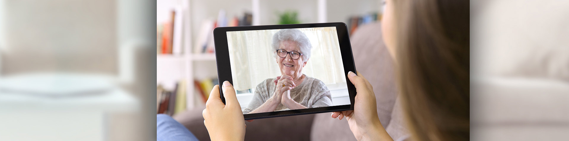 Residents video call using Zoom